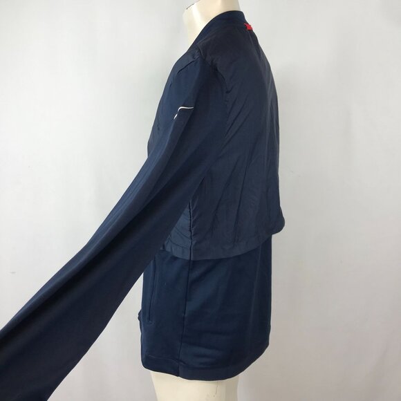 NIKE NFL ~ MENS MEDIUM ~ NAVY BLUE NEW ENGLAND PATRIOTS FULL ZIP JACKET - Picture 4 of 9